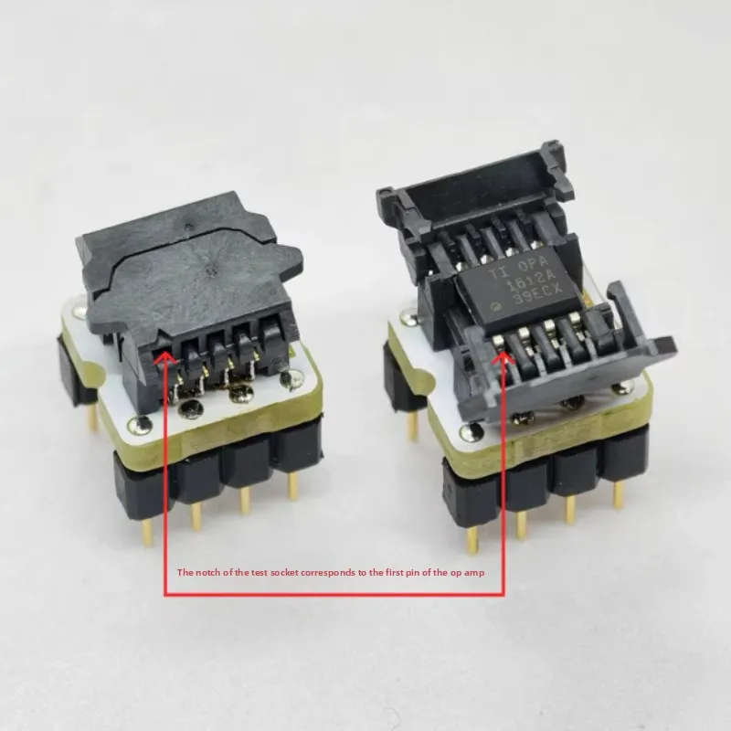 SMD-zu-DIP-Adapter, OP-AMP-Sockel, Testsockel, SMD-OP-AMP-Basis, SOP8/SOIC8-zu-DIP8-Konverter – Detail 2