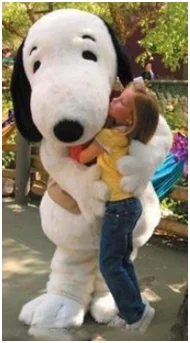 2028 Cosplay Premium Weißer Hund Maskottchen Kostüm Cartoon Anzüge Ultra weicher Stoff Maskottchen Kostüm Rollenspiel Kostüm Karneval
