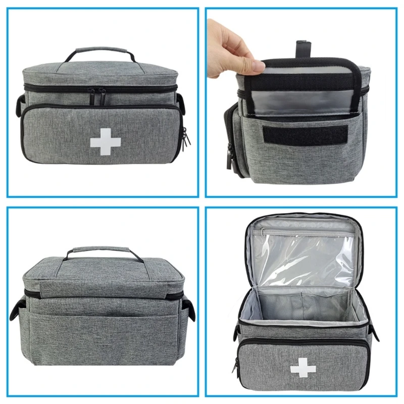 Large Portable Storage Bag Empty Travel First Aid Kits Bags