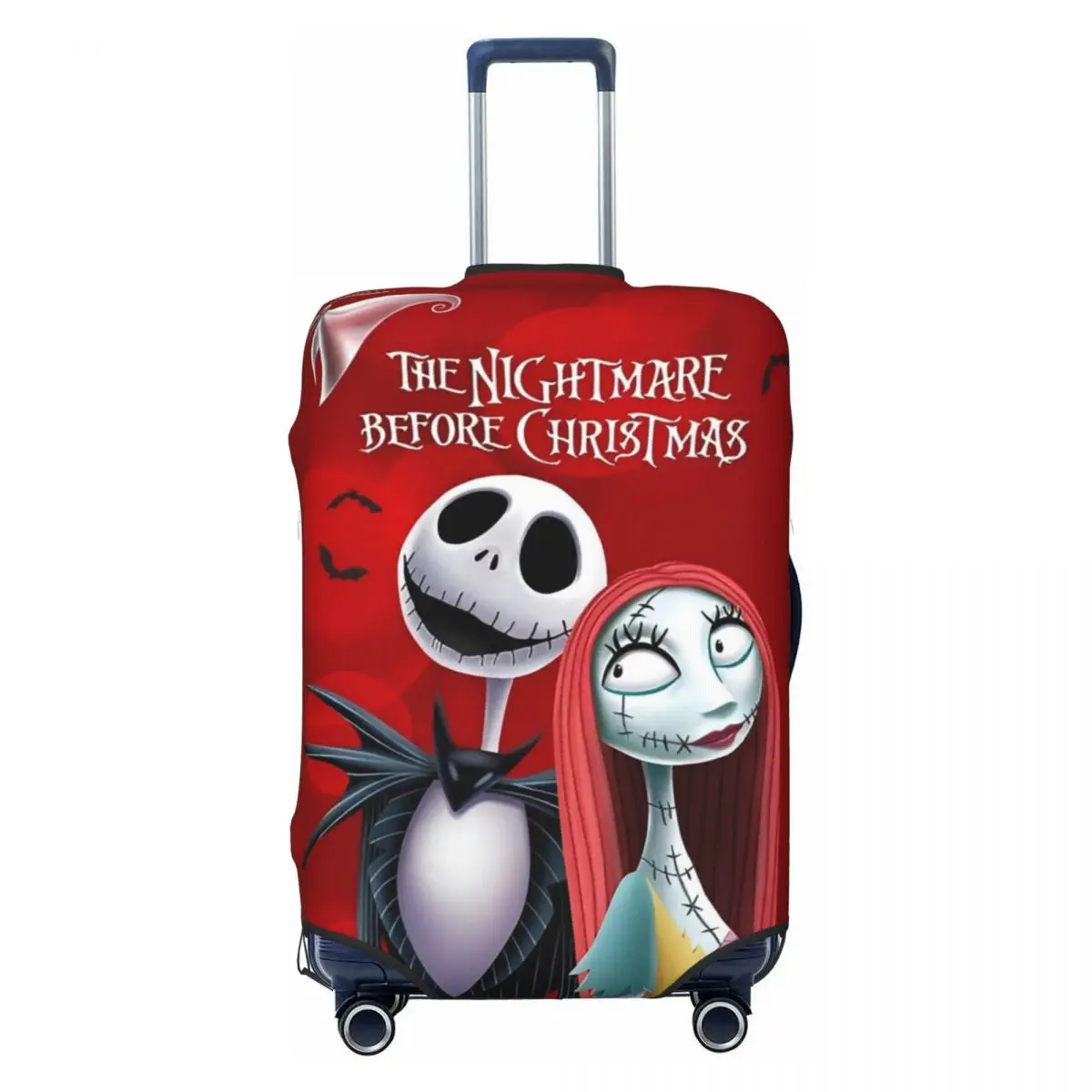 The Nightmare Before Christmas Suitcase Cover Jack Cartoon Business Holiday Strectch Luggage Case Protector