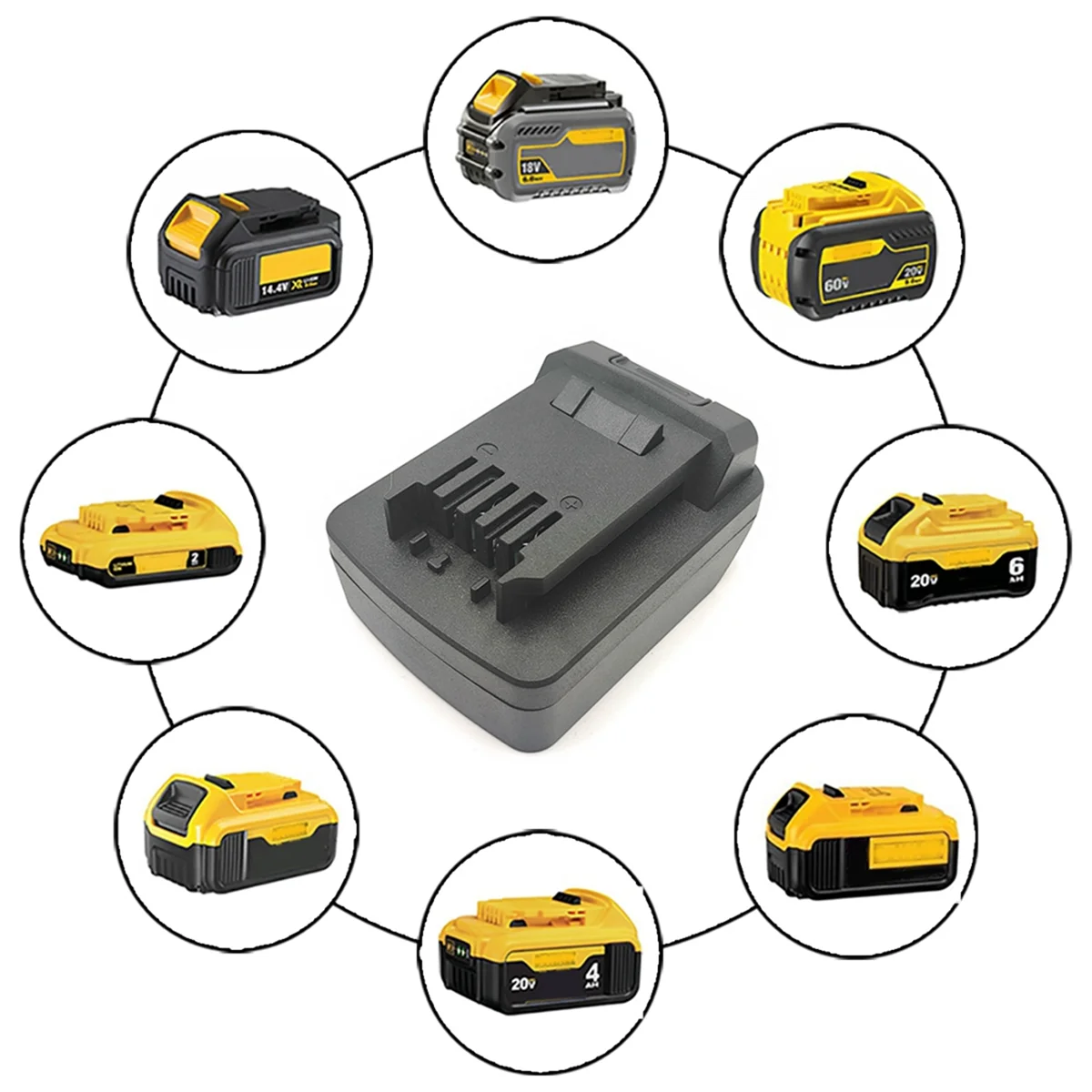 Battery Adapter for Dewalt 18V-20V Battery Conversion for SKIL 20V Lithium Battery Tool Converter Battery Adapter HOT