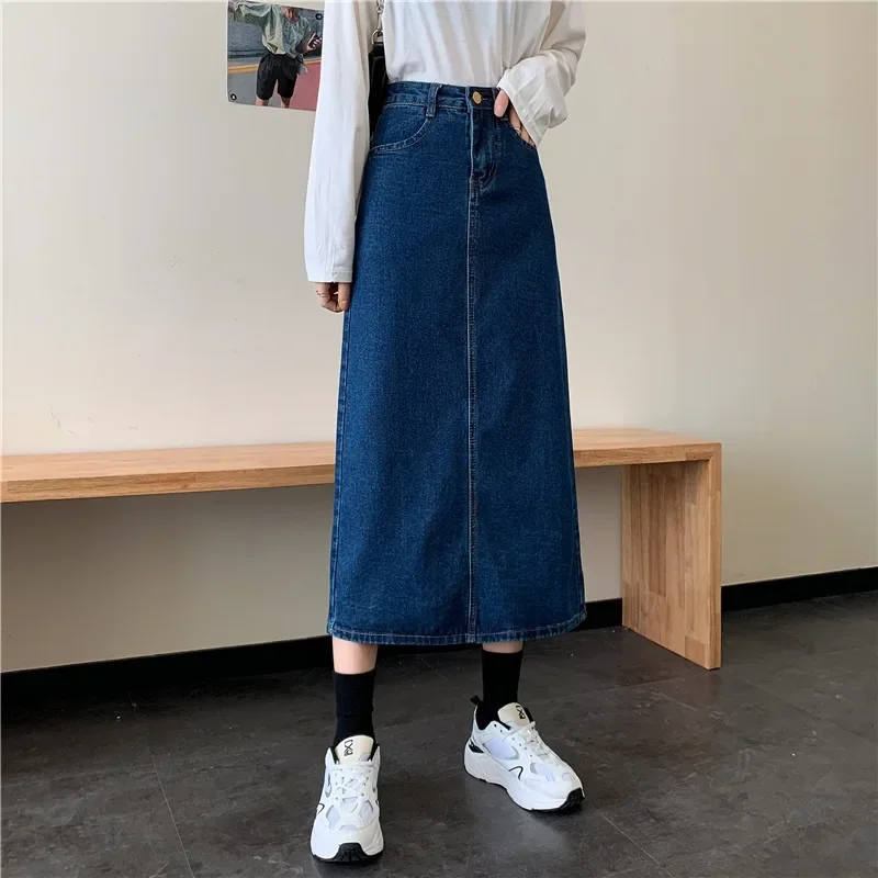 Cheap wholesale 2021 spring summer new fashion casual sexy women Skirt woman female OL mid length skirt  jean skirts Vy6125