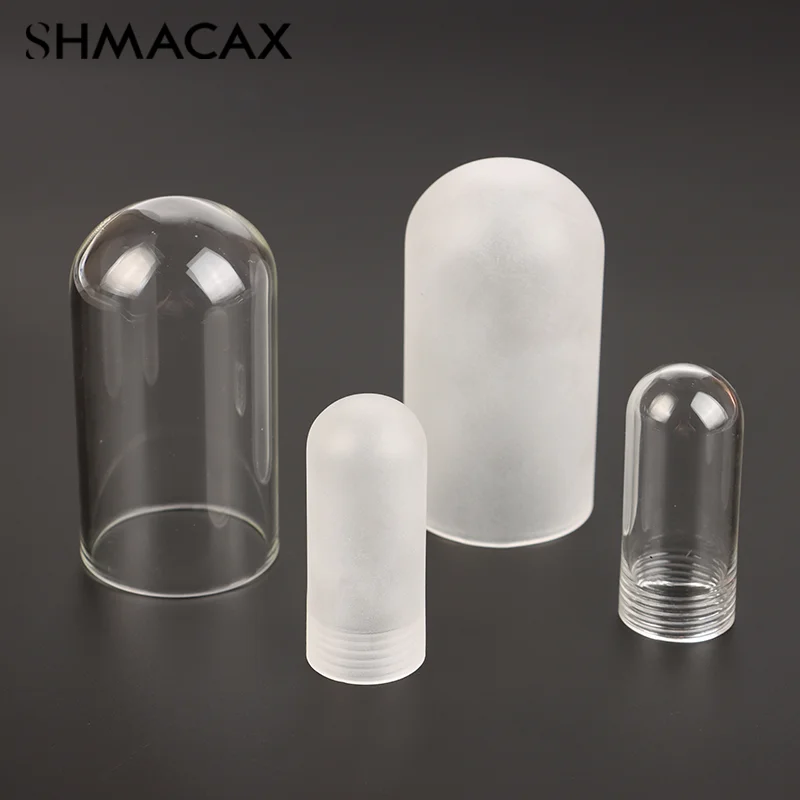 

Tubular G9 Glass Cover Threaded Neck Lamp Shade Replacement Parts Sturdy Glass Protectant Tube Frost Cover For G9 Bulb