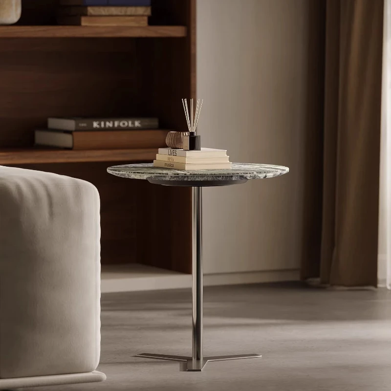 Marble edge, modern simple sofa corner