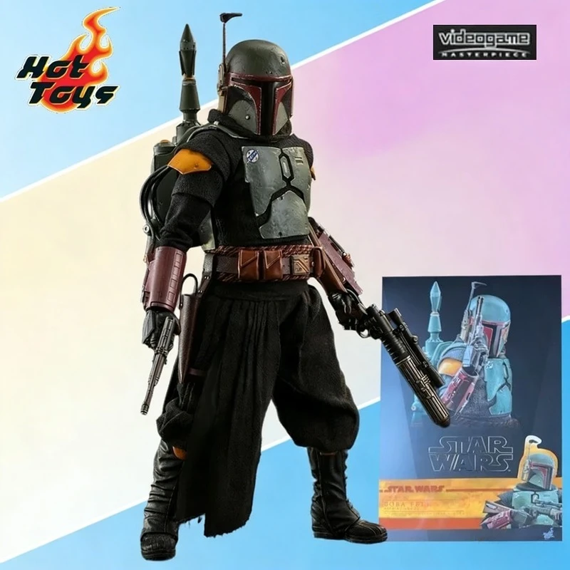 

HOT TOYS Original 1/6 Scale TMS 055 The Mandalorian Boba Fett Heavy Armored Collectible Action Figure Toys Gifts for Boys