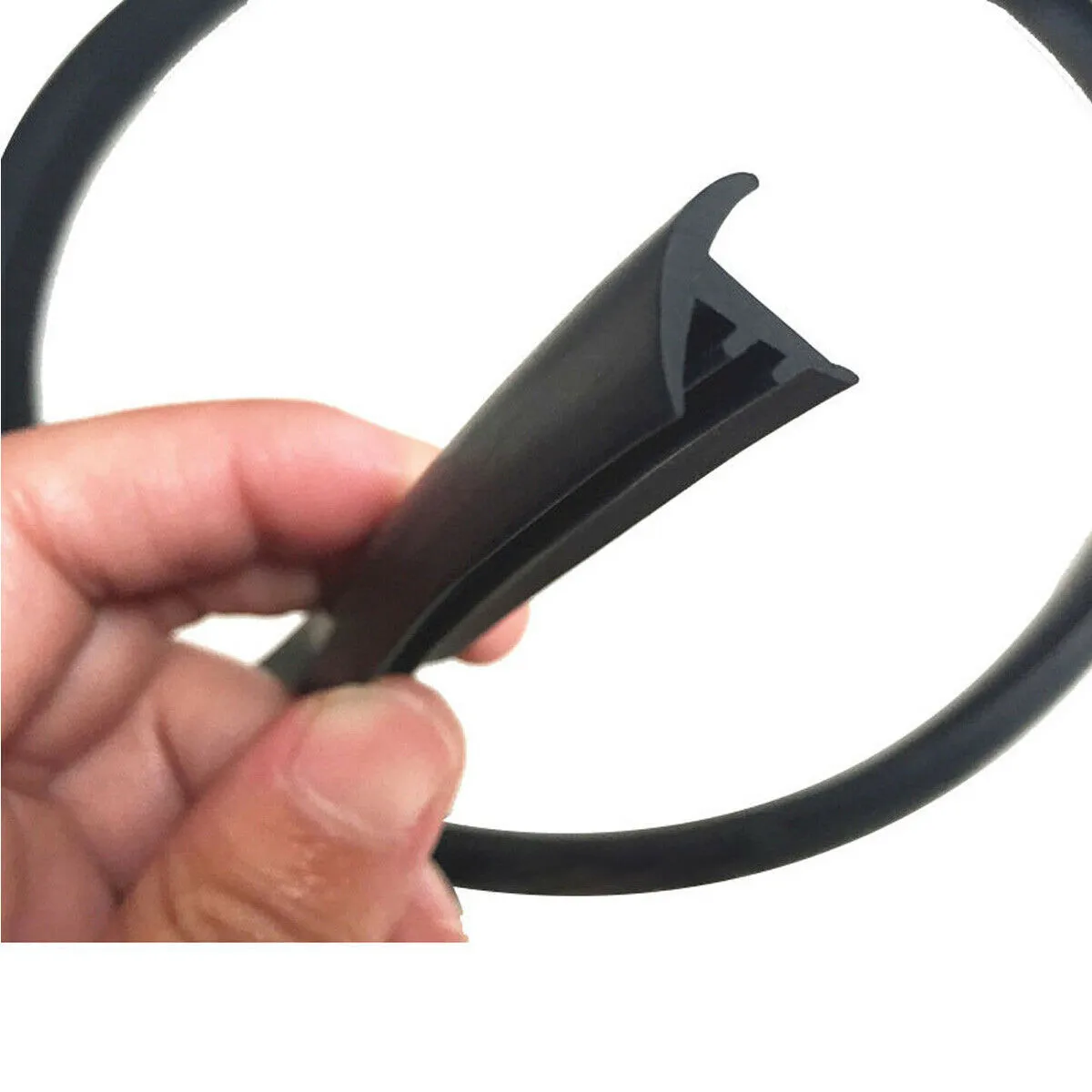 1.6M Sealing Strips 20mm Car Soundproof T-Shape Waterproof Weatherstrip Windproof Front Parts.Accessories Rubber