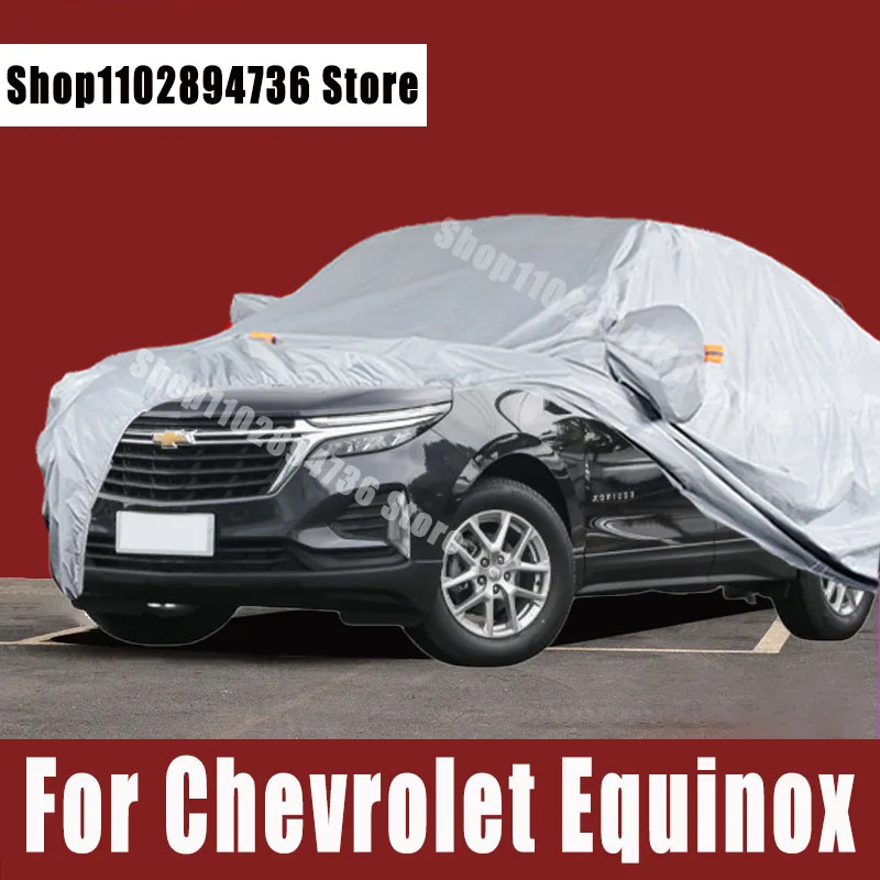 

Полные автомобильные Чехлы для chevrolet Equinox, уличная Защита от солнца, УФ-лучей, пыли, дождя, снега, защитный чехол для автомобиля