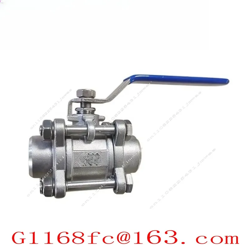 10PCS 6d 3 inch 6 inch DN50 PN40 32mm 400 wog two piece 2pc stainless steel 316 ball valve