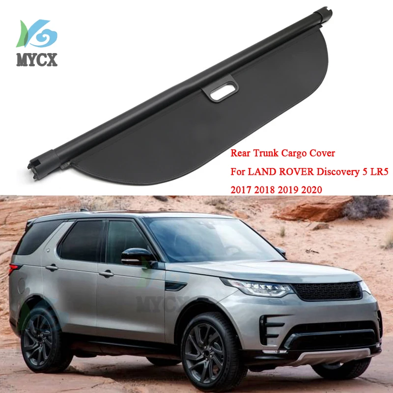 

Rear Trunk Cargo Cover For LAND ROVER Discovery 5 LR5 2017 2018 2019 2020 2021 High Qualit Car Security Shield Accessories Black