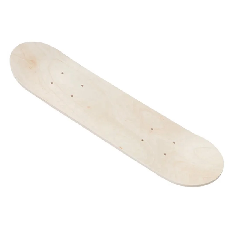 AS96-Kids Skateboard DIY Painting Wooden Longboard Outdoor Sports Trick Skateboard For Children Blank Graffiti Deck