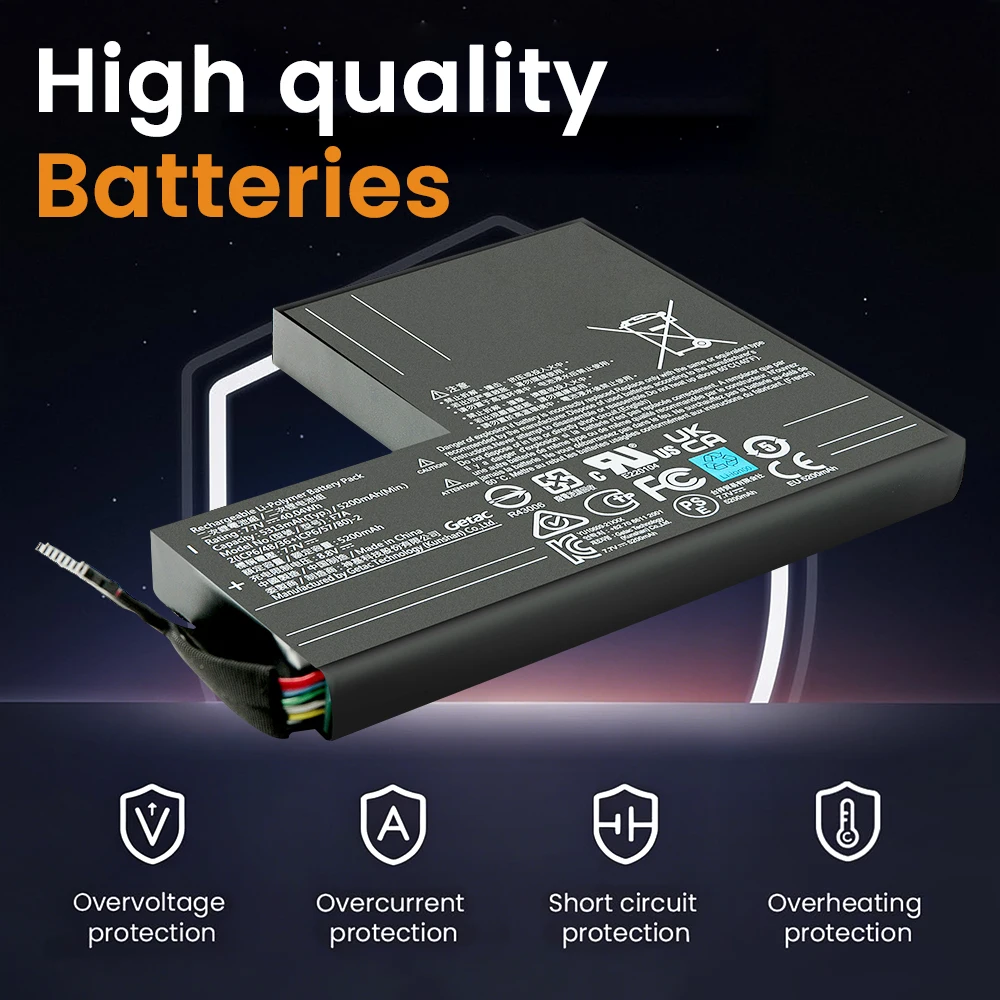 F7A2 5200mAh 8.8V Li-polymer Replacement Battery for Steam Deck Handheld Gamepad Controller Rechargeable Batteries Accessories