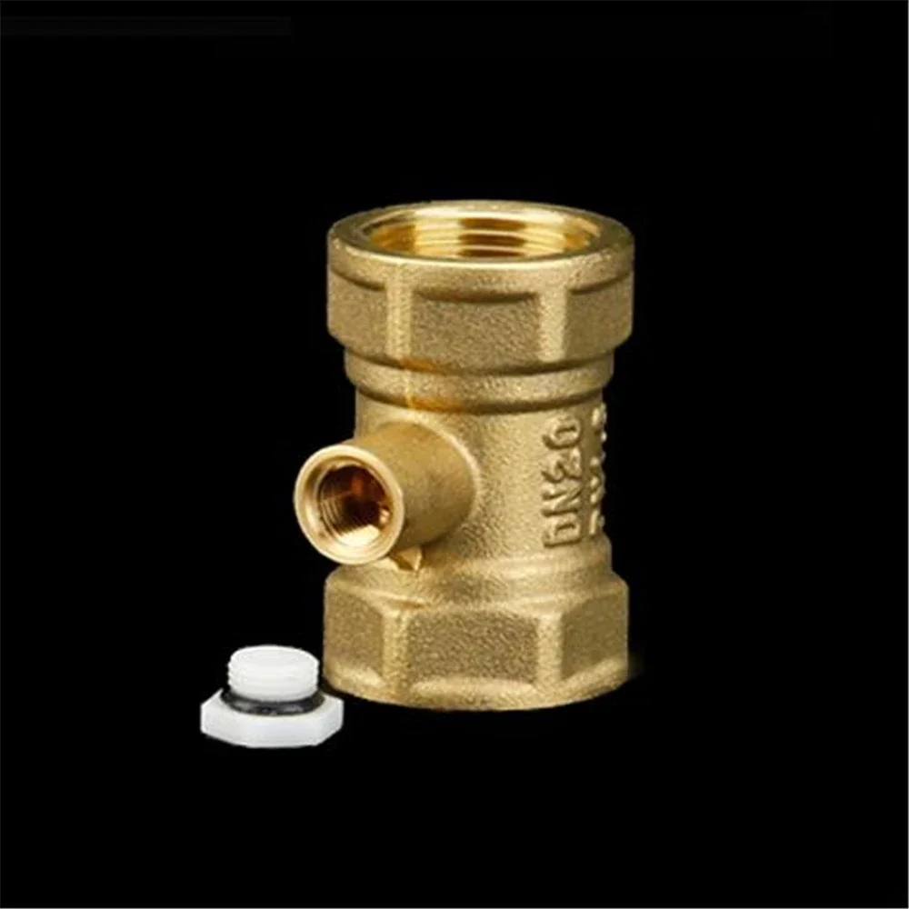 Brass Temperature Measuring Heat Meter Dedicated Temperature Measuring Valve Professional Tee Temperature Measuring Seat