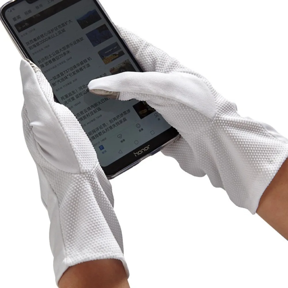 New Breathable Etiquette Gloves Touch Screen Non-slip Driving Mittens Anti-UV Sunscreen Gloves Outdoor Sports