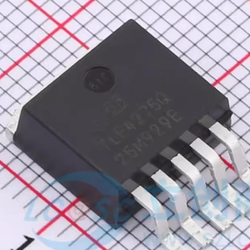 Integrated Circuits (ICs) TLE4275QKTTRQ1 Linear Voltage Regulator IC Positive Fixed 1 Output 450mA TO-263 (DDPAK-5)