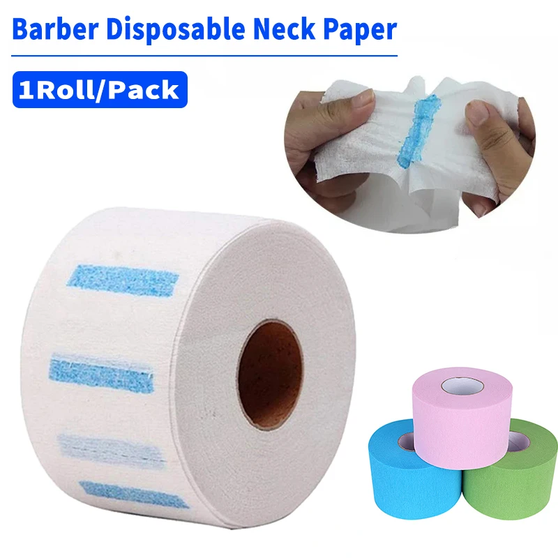 1 Roll/Pack Disposable Neck Strips Hair Cutting Accessory Neck Paper Adjustable Barber Dedicated Salon Hairdressing For Barber