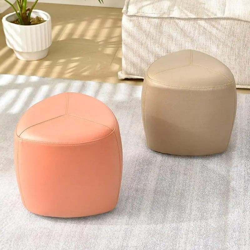 

INS Creative Mini Low Stool Home Living Room Technology Cloth Sofa Stool Balcony Tatami Bench Bedroom Foot Stool Door Shoe Stool