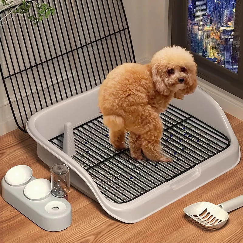 

Dog toilet feces cleaning sand basin, medium-sized and small dog specific, anti stepping feces automatic fixer, urinal