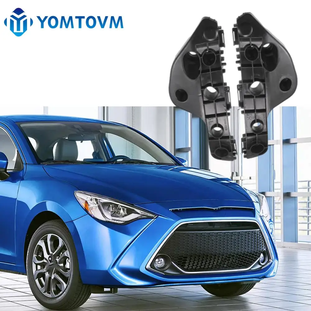 Front Bumper Bracket Spacer Support Left & Right Side For Toyota Yaris 2016 2017 2018 2019 2020 525360D230 525350D230