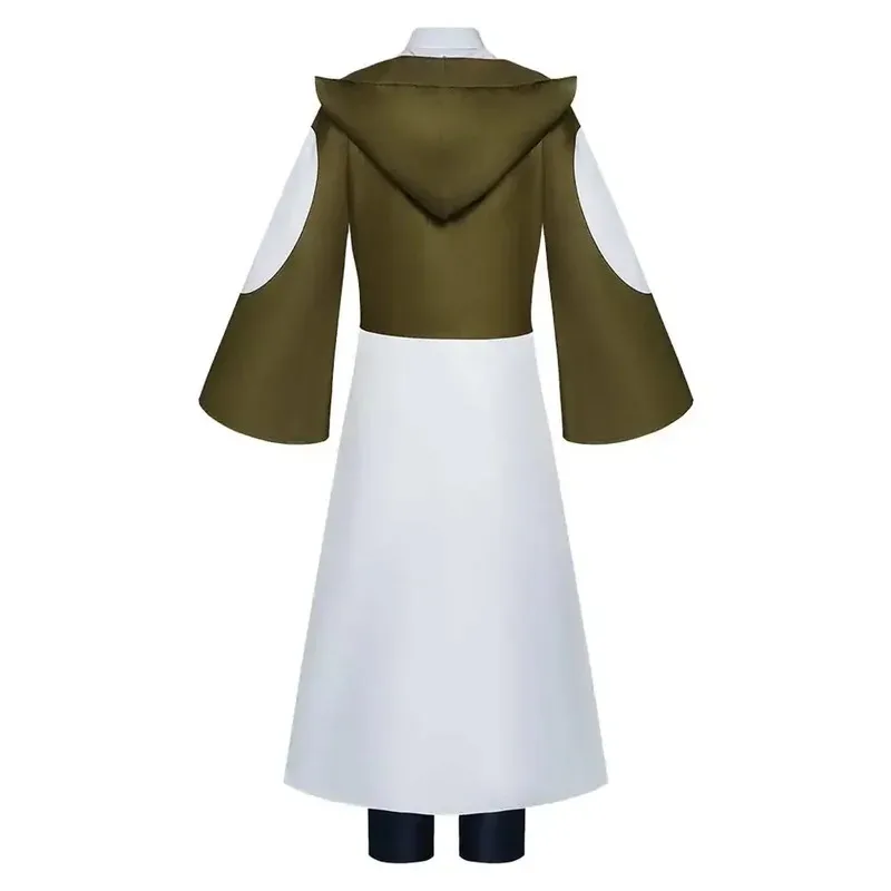 معكرون مارغريت تأثيري الرجال زي أنيمي ماجيك العضلات تمويه وتتسابق رابطة عنق قمصان السراويل حزام الذكور هالوين حفلة البدلة