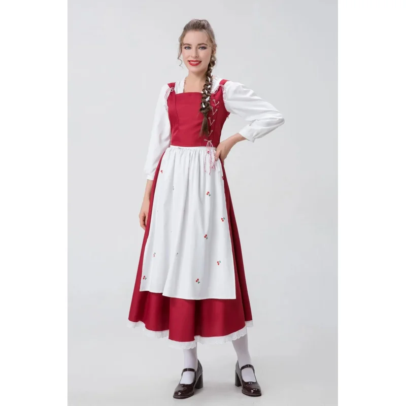 Disfraz de Cosplay de Caperucita Roja clásico de Halloween de Bear's Den nuevo 2025