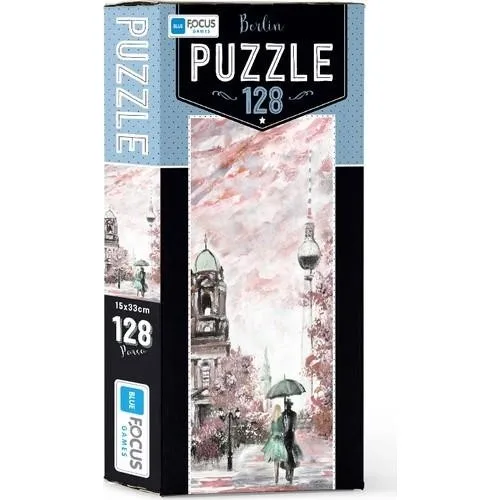 Blue Focus Puzzle Jigsaw 128 Piece Jigsaw Puzzle