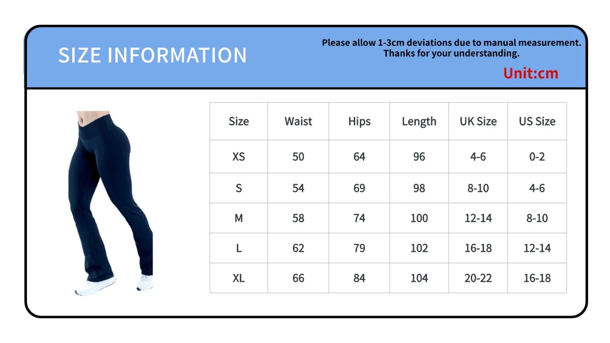 Damen Flared Leggings Nahtlose Yoga-Hose mit überkreuztem V-förmigem Bund Flared Gym-Leggings Sport-Workout-Hose Gym-Tights – Detail 5