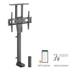 2024 Home Office Voice APP Remote Control Auto Lifting Adjustable Height Large Motorized TV Lift Mechanism Stand | LP66E-46ML