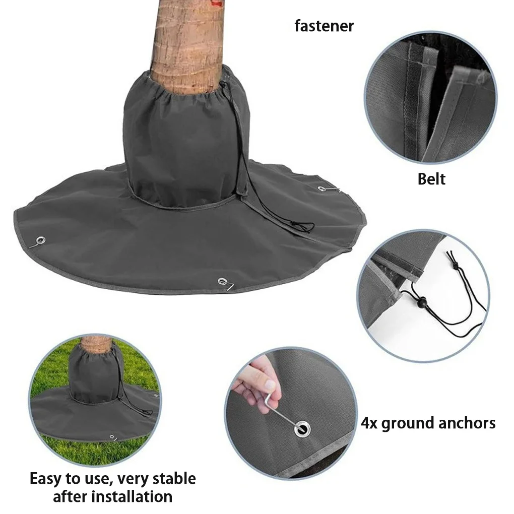 2025 Winter Protection Palm Trees Root Protection Bag Thermal Plant Cover Protector with Drawstring Double Insulation Reusable