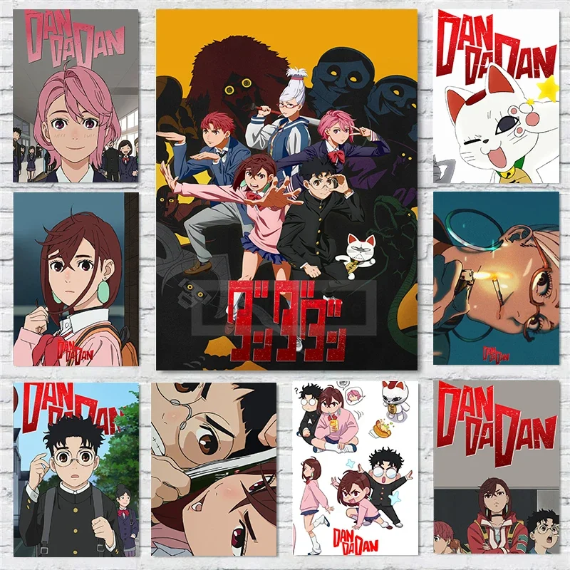 Pósteres de Anime japonés DAN DA DAN, impresiones de fantasía, lienzo, arte de pared, decoración del hogar, imágenes modernas, pintura de habitación