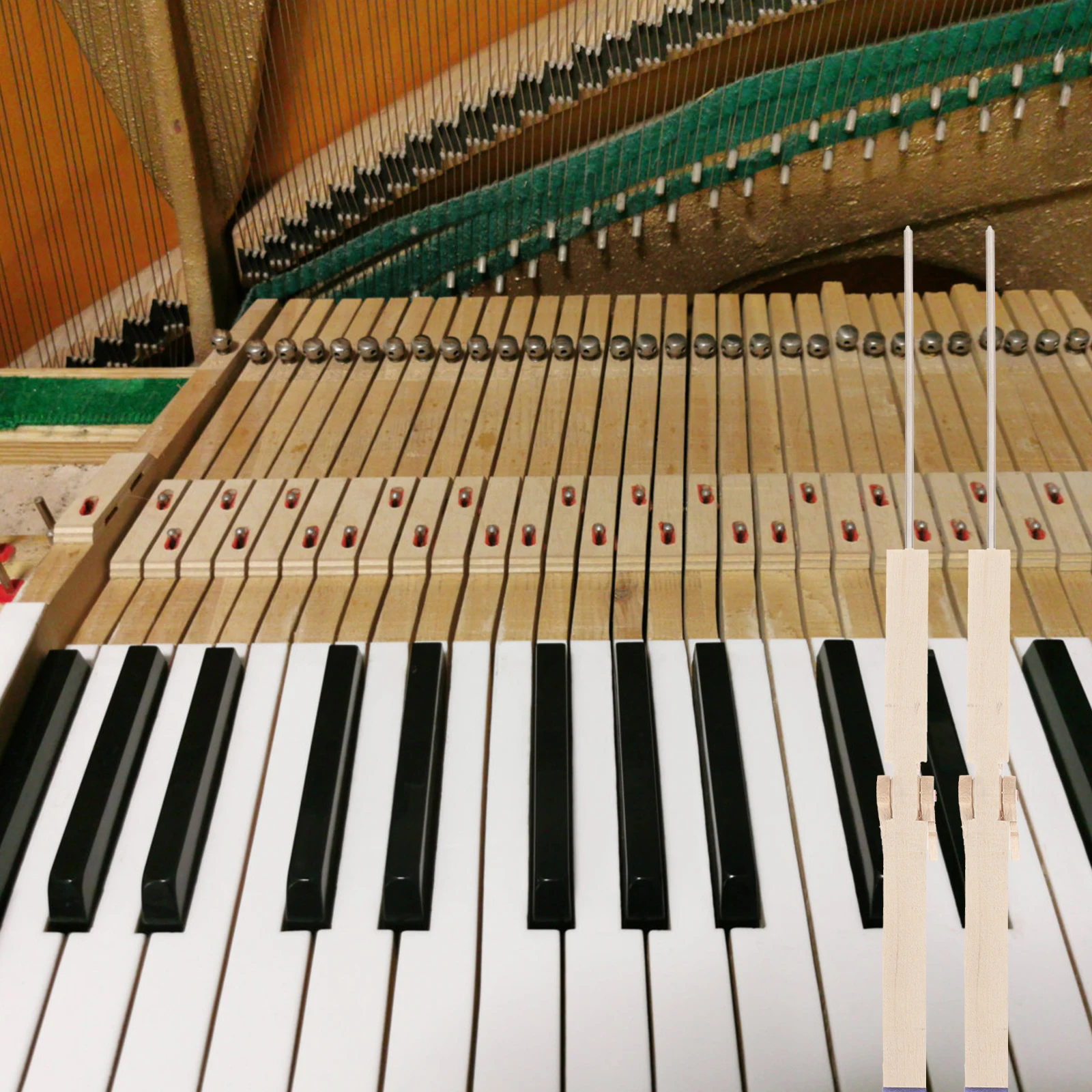 

Major Piano Accessories Practical Tuning Stop Wood Tune Stopper Durable Mute Tool