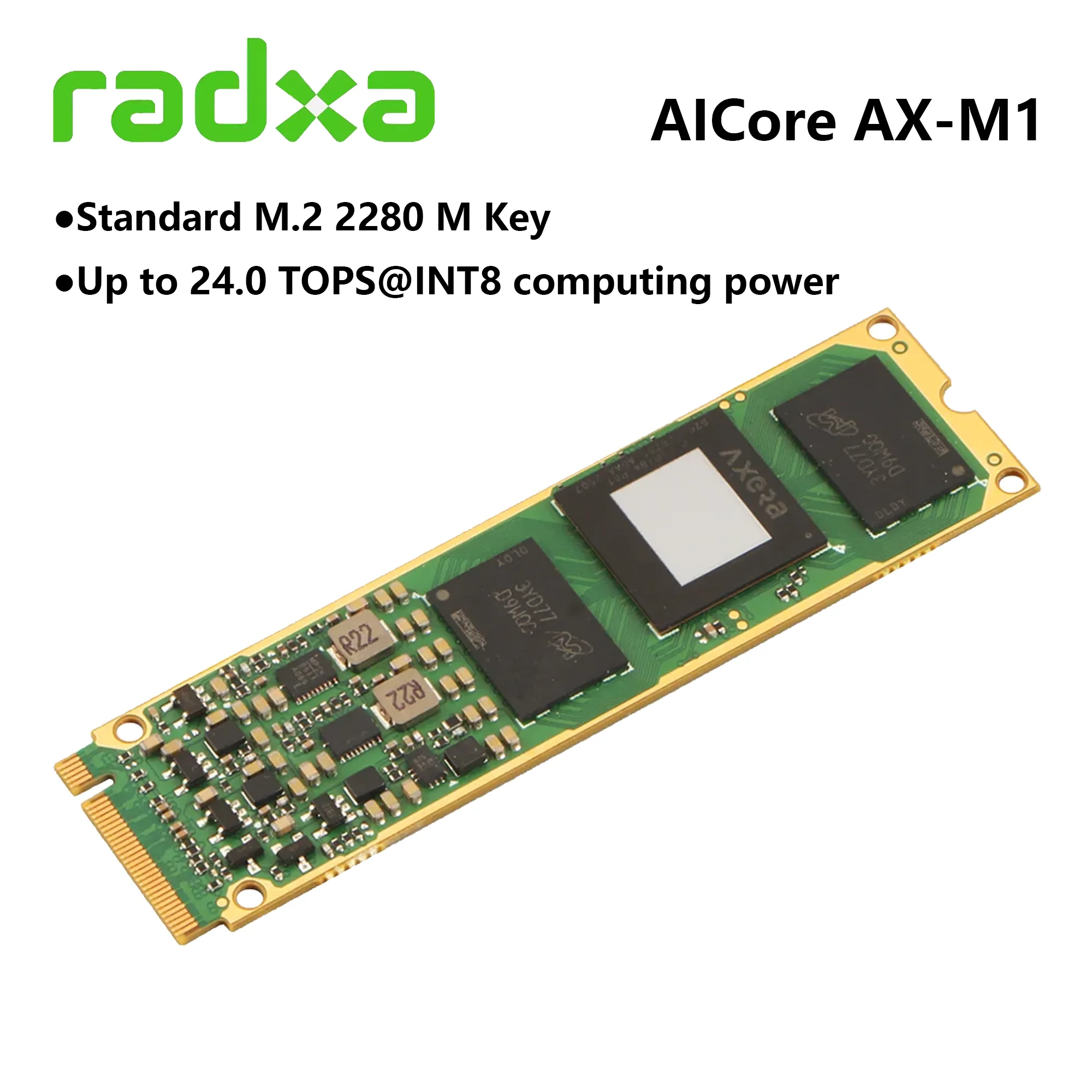 Radxa AICore AX-M1 Axera AX8850 AI アクセラレーションモジュール 24