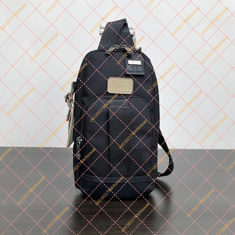 Slim Ballistic Nylon Chest Bag, Minimalist Crossbody Sling for Men, Essential EDC Carry