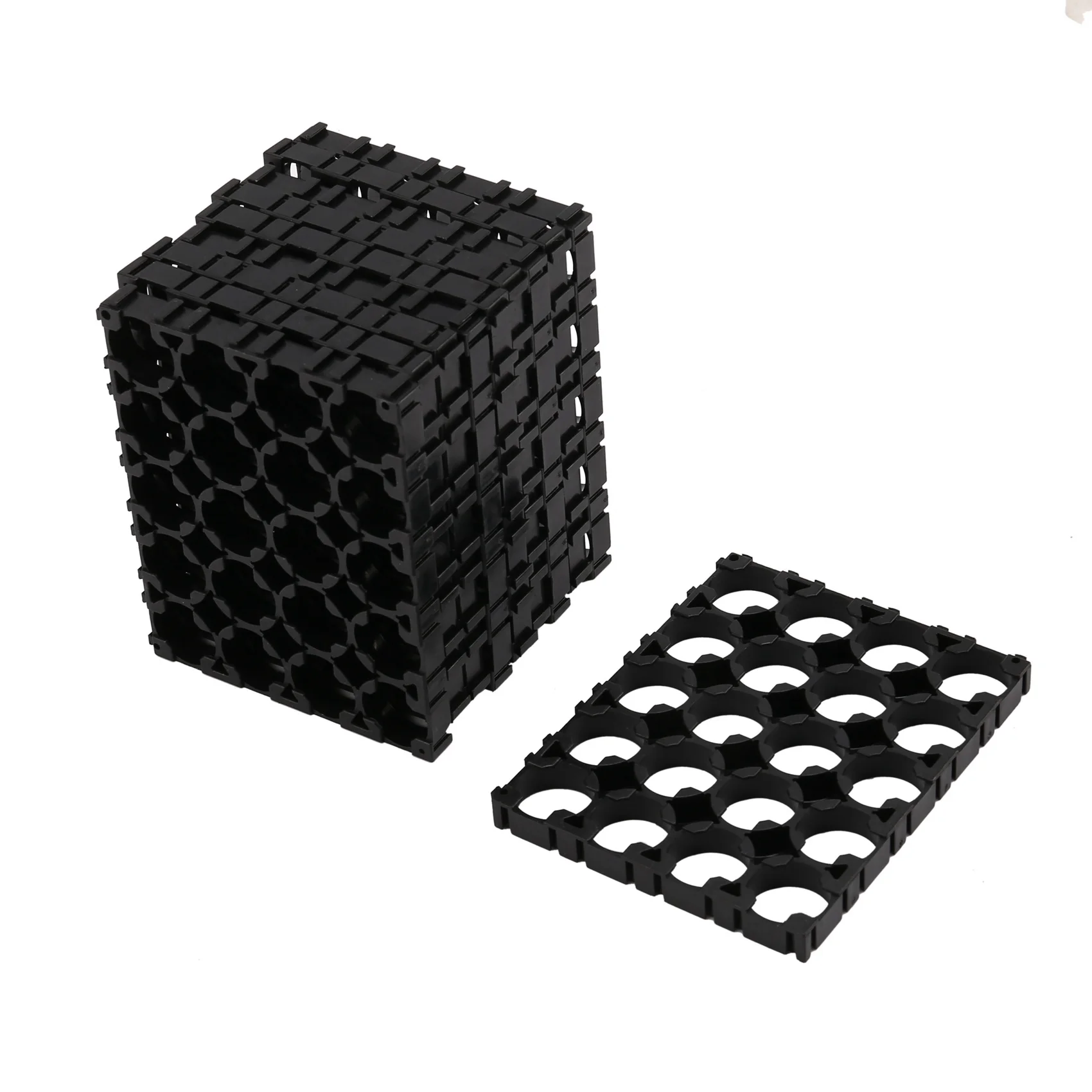 A51Q-20PC 18650 Battery 4X5 Cell Spacer Radiating Shell Plastic Holder Bracket 18.4Mm