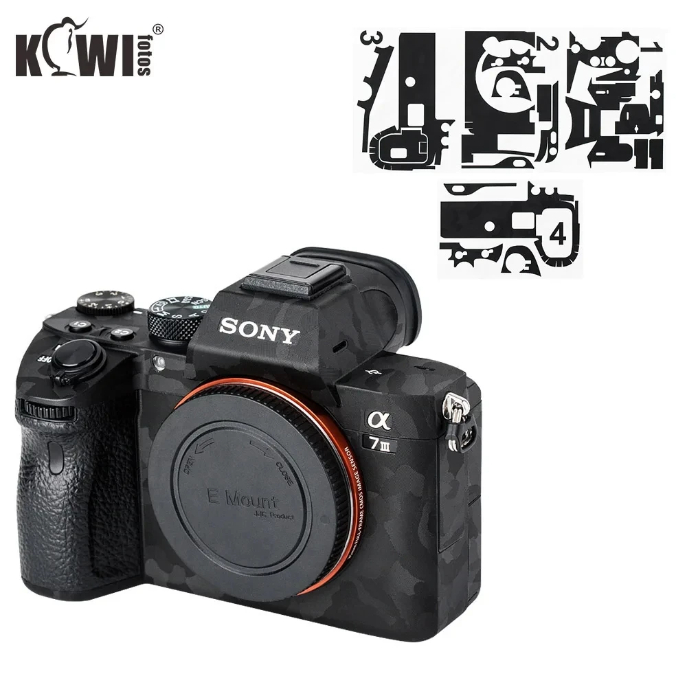 

Наклейка на корпус камеры Защитная пленка для Sony A7 III A7R III A7III A7RIII A7M3 A7R3 наклейка против царапин черная