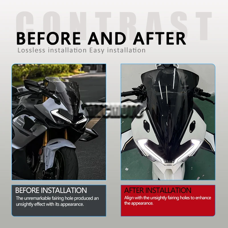 Motorcycle CNC Rearview Mirrors Seat Decorative Cover Mirror Base Brackets For CFMOTO 750SR-S 750SS-S 750SR 750 SR SS 2025 2026+