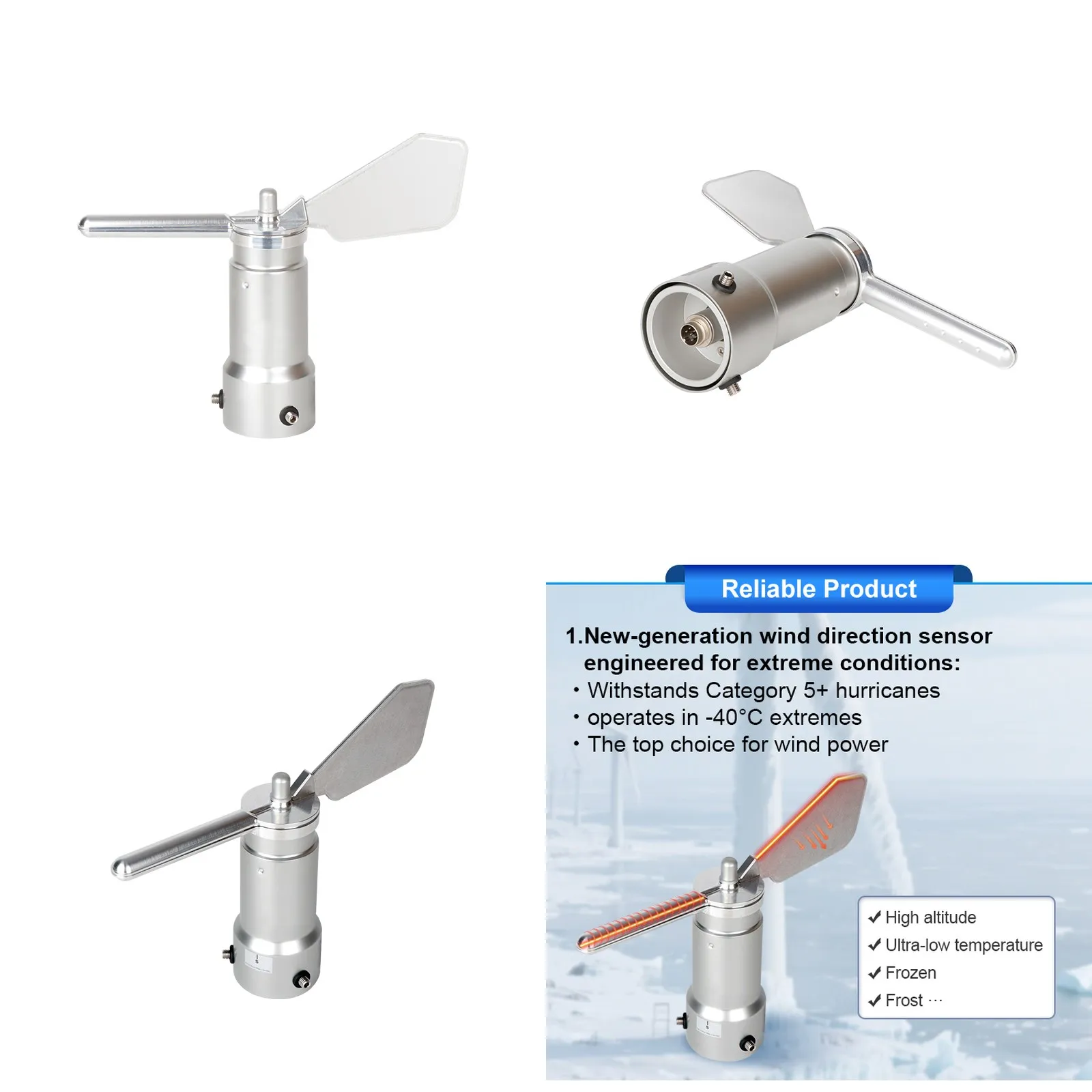 FST200-202B  Wind Direction Sensors 0-360 Degree Outdoor Anemometer Sensors