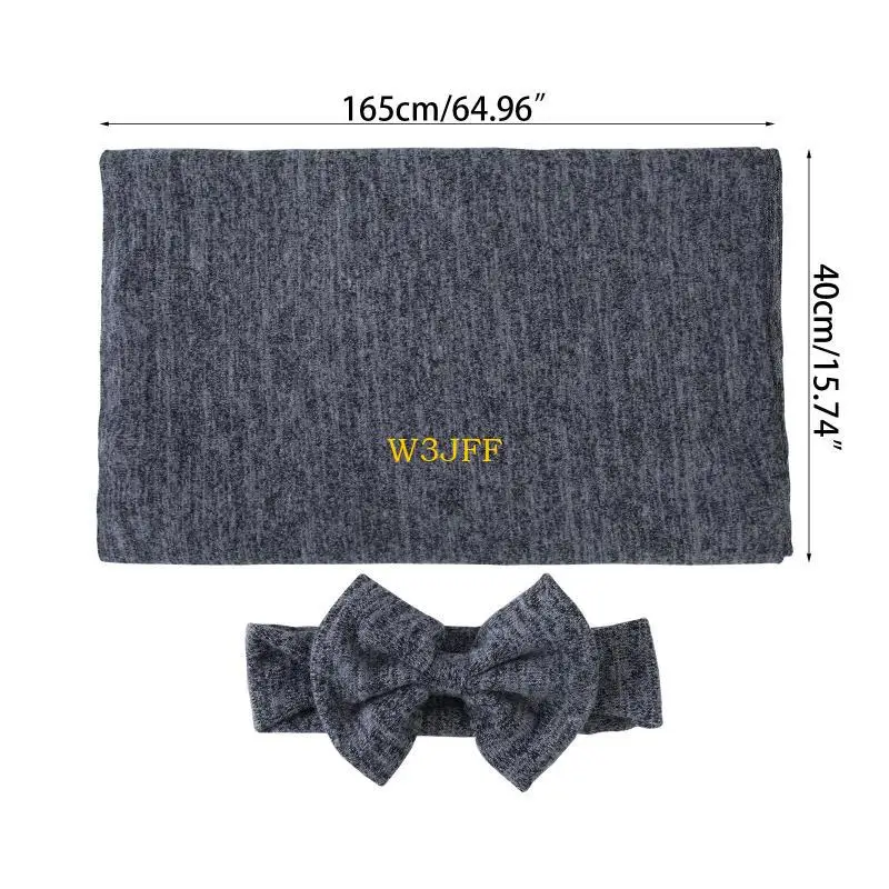 W3JF دعائم صور استحمام لحديثي الولادة لفافة وشعر فيونكة شعر صديقة للبشرة لصور الرضع