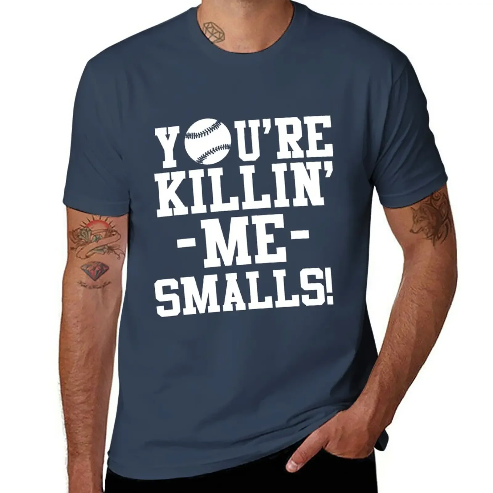 You're killin me smalls Sandlot T-Shirt korean fashion graphics plain t shirts men