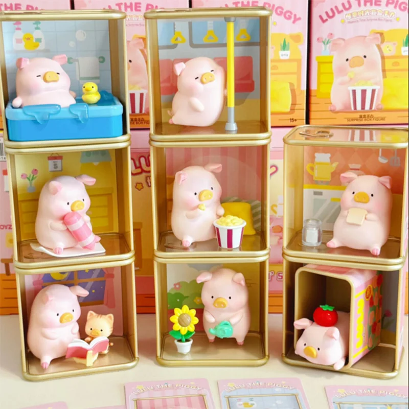 

LuLu The Piggy Cozy Time Series Blind Box Lulu Piggy Anime Figure Doll Mystery Box Canned Model Cute LuLu Toys Model Toys Kids