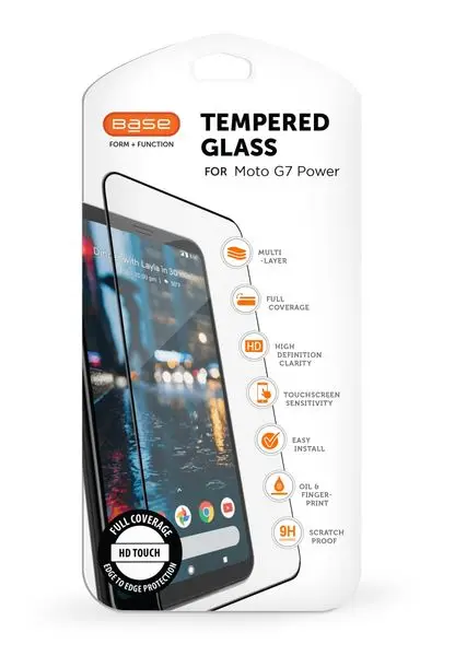 Tempered Glass Screen Protector Designed Specifically for Motorola Moto G7 Power Featuring Drop Resistance Scratch Protection Ol