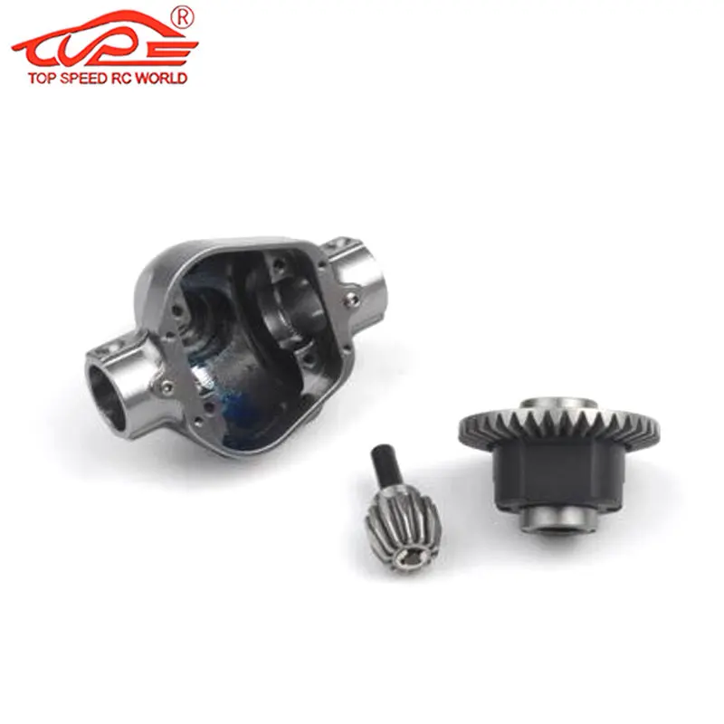 Upgraded Metal Differential Gear Kit for RC Car 1/10 AXIAL SCX10 Chassis 313mm Wheelbase Vehicle Crawler Cars Parts