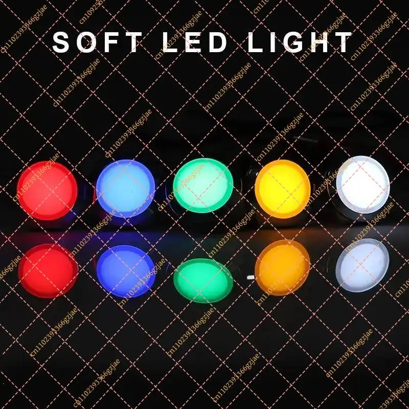10pcs Ultra-Short Metal LED Indicator Light 12-22mm 12V 24V 220V Waterproof Mini Signal Lamp with Wires, Replacement Part