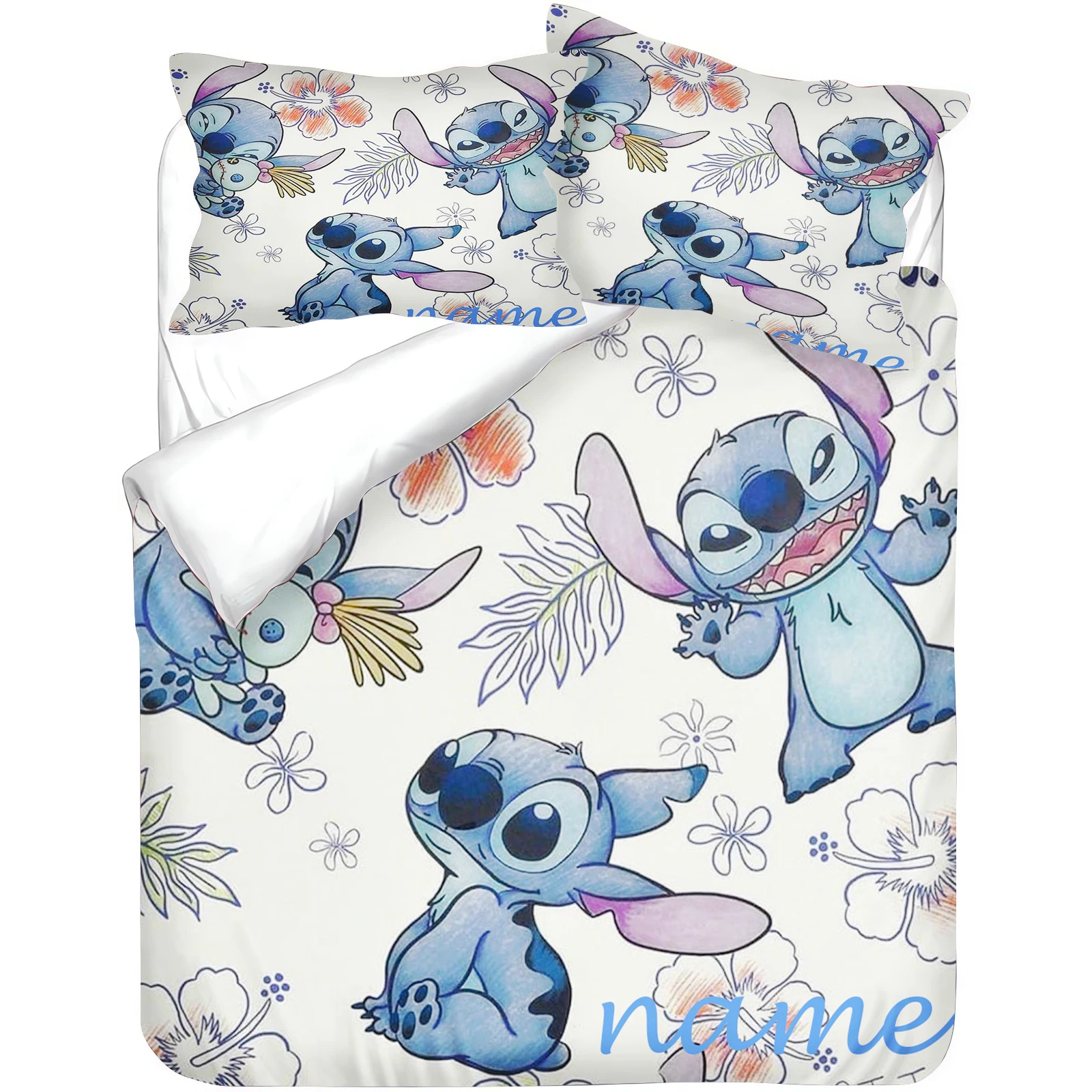 

Christmas,Customization Stitch Duvet Cover Set Bedding Universal, Cute Printed Cartoon Quilt Cover Comforter Sets Home