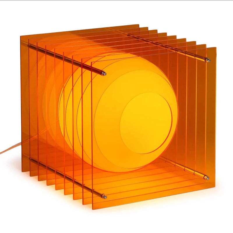 

Acrylic ambient light living room bedroom desktop atmosphere Bauhaus floating moon decorative light Melaleuca light