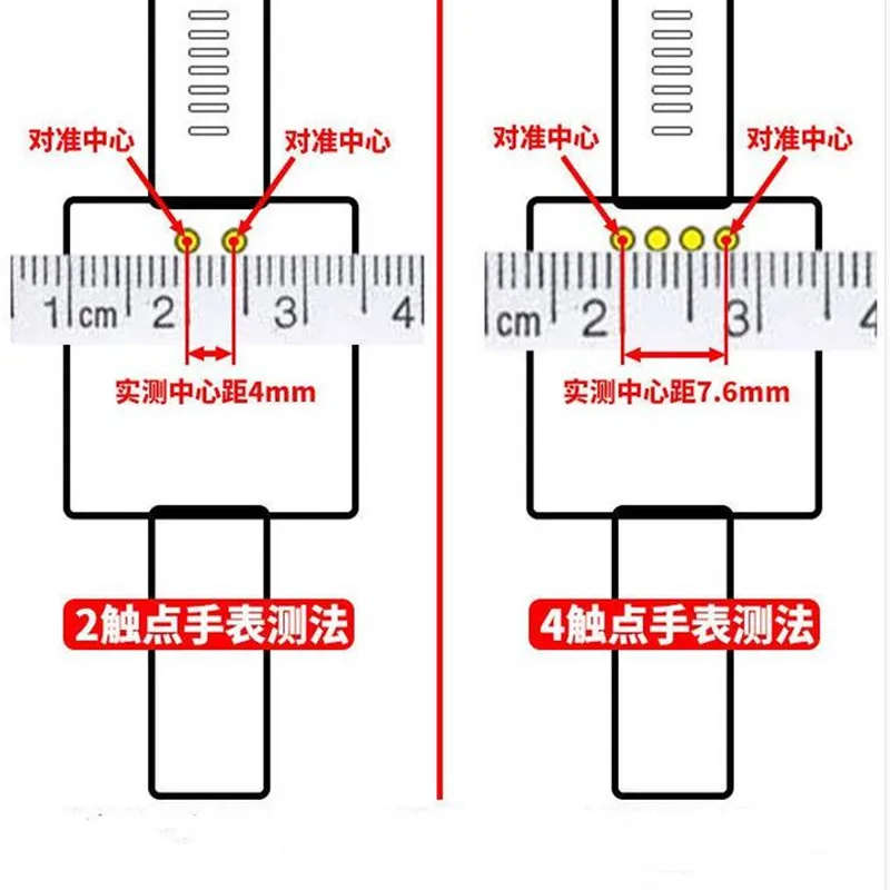 1 Đồng Hồ Thông Minh Sạc Từ Tính, dây Cáp Sạc USB 2 Pin 4Mm 4 Chân Cắm 7.62Mm Củ Sạc USB Dành Cho Đồng Hồ Thông Minh