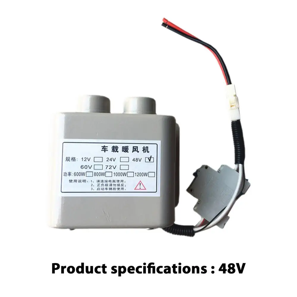 Chauffage de voiture Portable 48V/60V/72V, désembueur de vitres de voiture plein de chaleur, dégivra