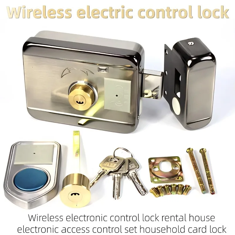 

Электронный дверной замок с картой без ключа и паролем, система контроля доступа без проводки для дома, квартиры, отеля, офиса, двери