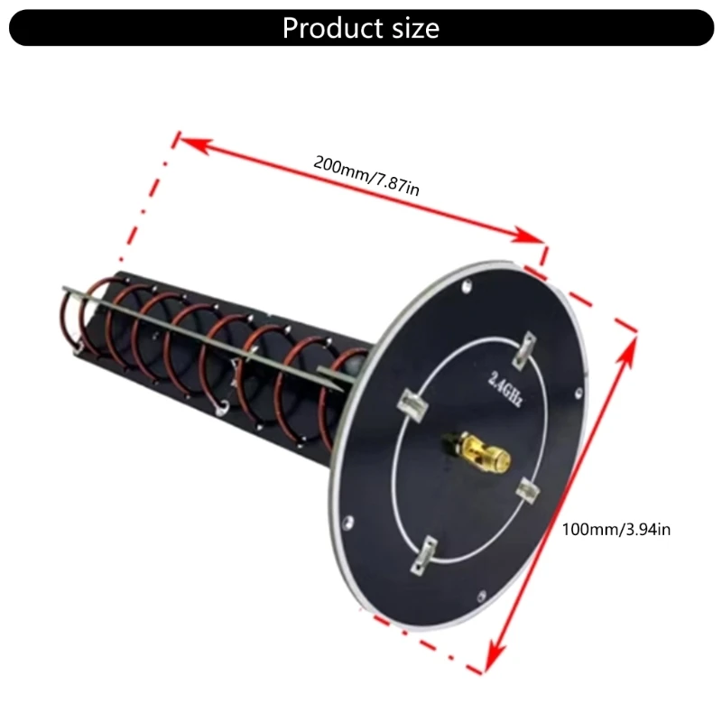 Ăng-ten định hướng 2,4 GHz Điều khiển truyền hình ảnh Phạm khuếch đại tín hiệu Ăng-ten mở rộng