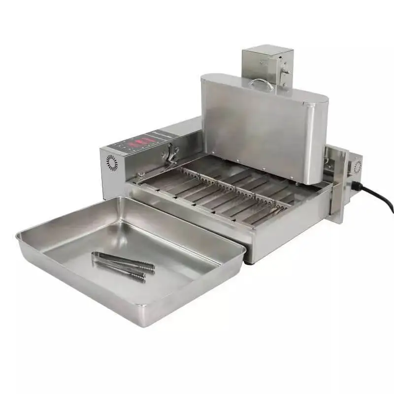 1500-2000 PCS Automatic 6 Rows Mini doughnut machine 5cm size Donuts Maker Donut fryer Commercial 2000W Donut machine