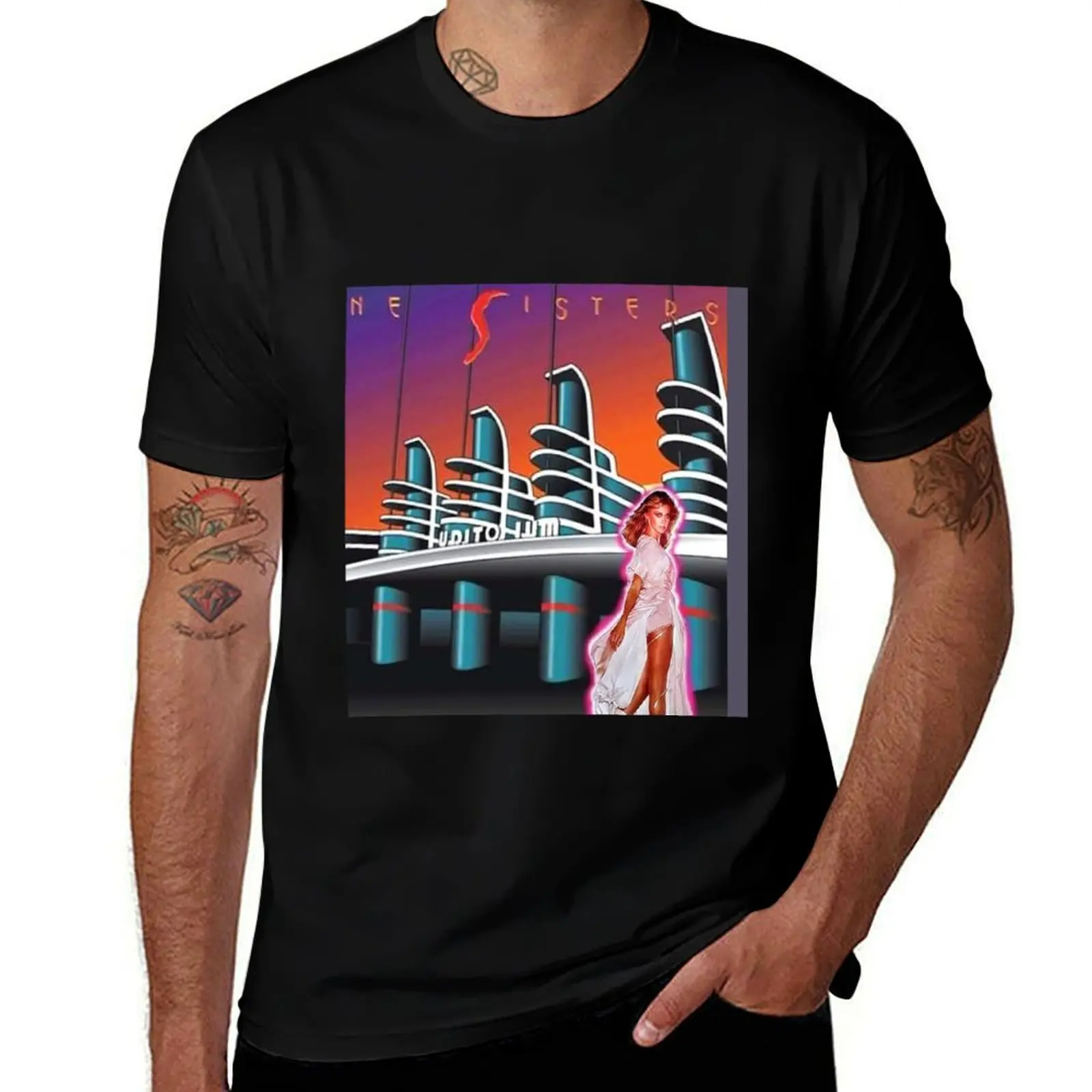 

Olivia Newton-John - Xanadu - Nine Sisters T-Shirt man t shirts high quality luxury brand g man t shirts for men T-Shirt